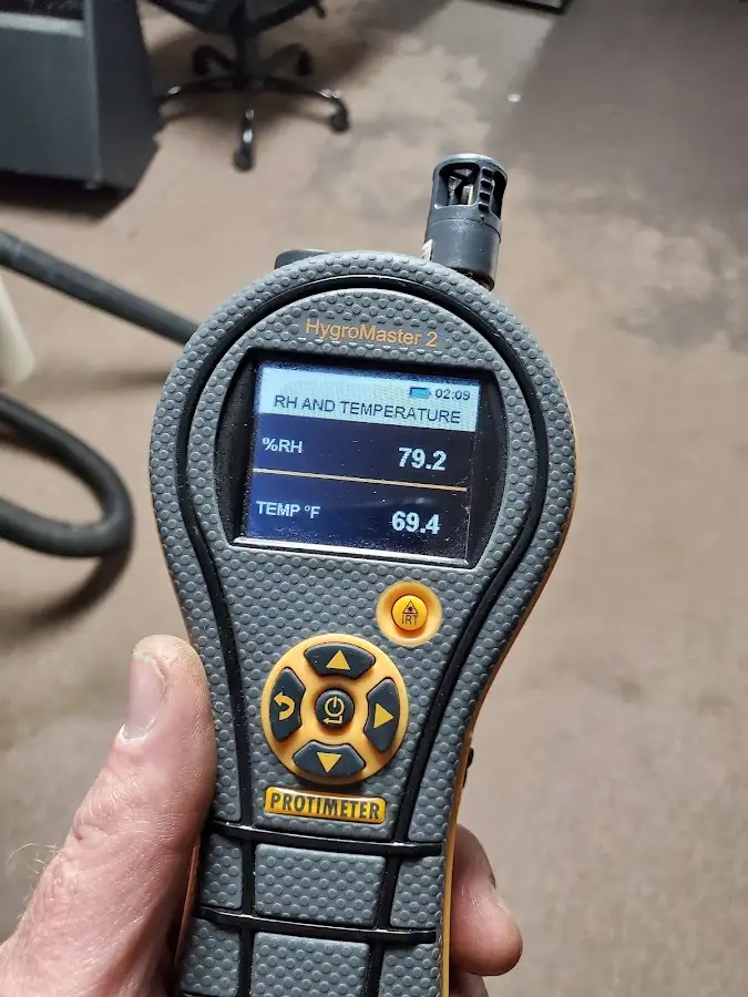 Moisture meter humidity assessment for Fire & Smoke Damage Restoration in Rawlins